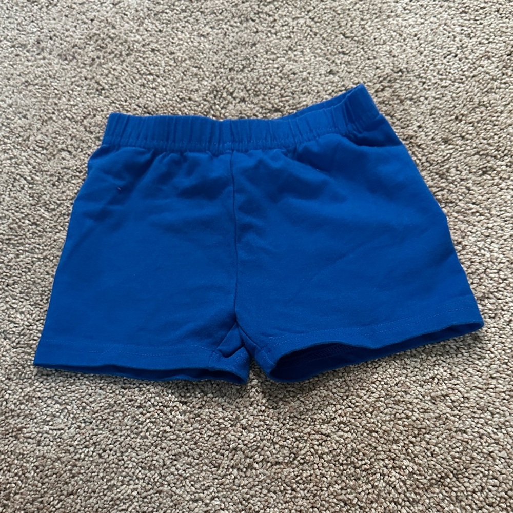 Hanna Andersson Vibrant Blue Kids tumble shorts size 4 100 cm